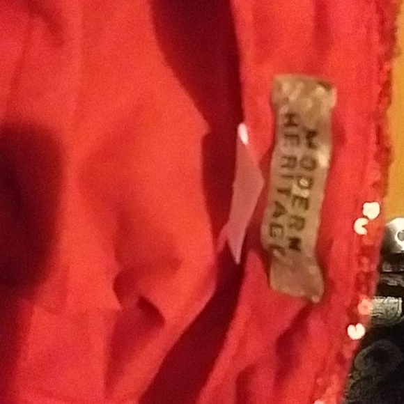 Used Red sequences Hat - Picture 2 of 3